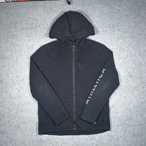 Athletica Full Zip Hoodie Mens Medium Black Athletic Gym Workout Activewear